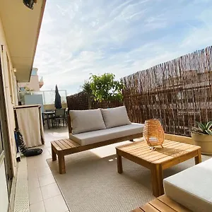 La Terrasse De La Plage, Moderne, équipé, Lumineux Antibes